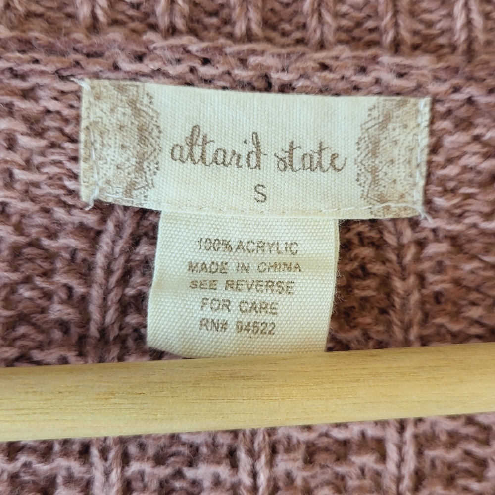 Altar'd State Pink Ribbed Cardigan - Picture 2 of 9